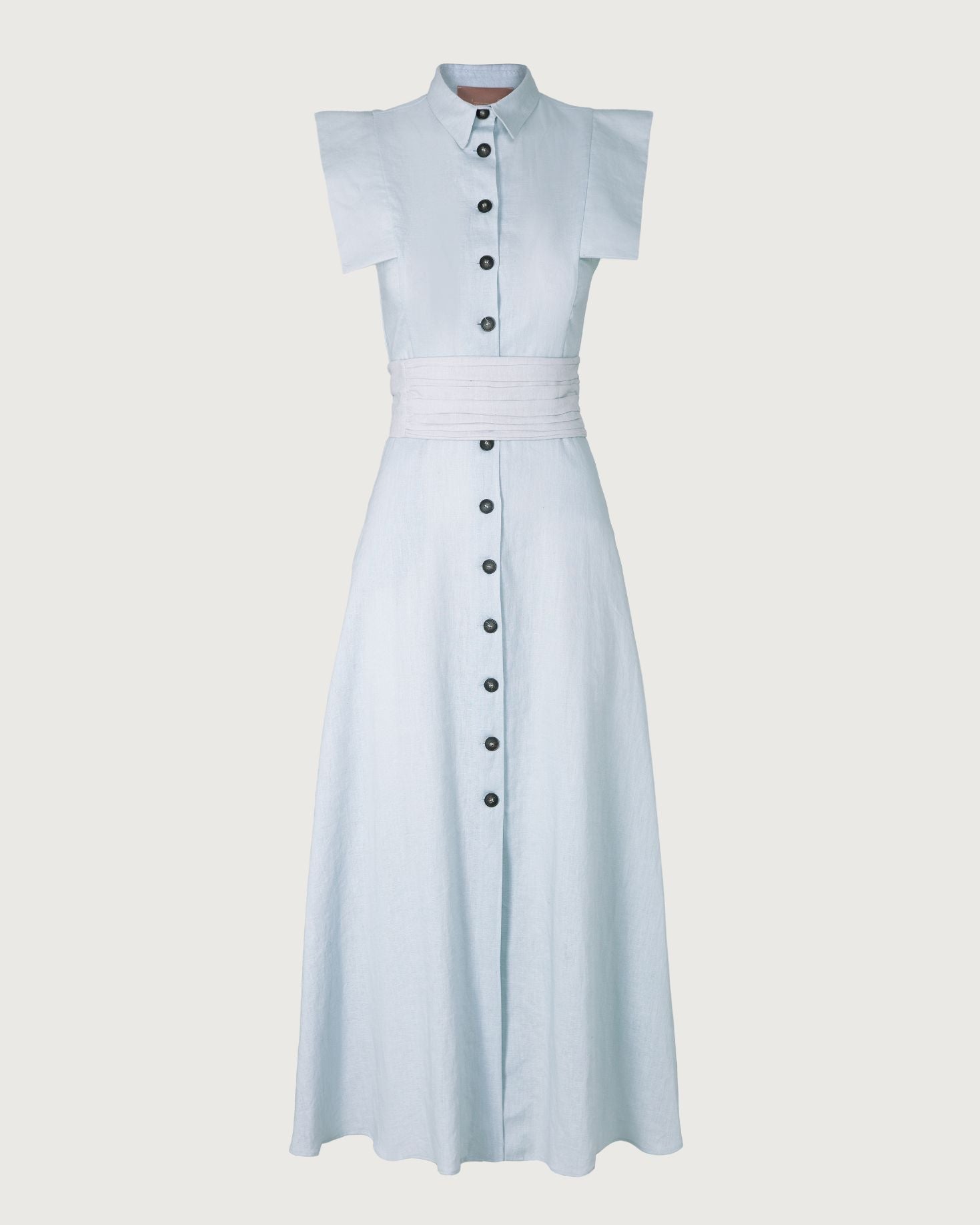 VESTIDO GALA GRIS CLARO The IQ Collection