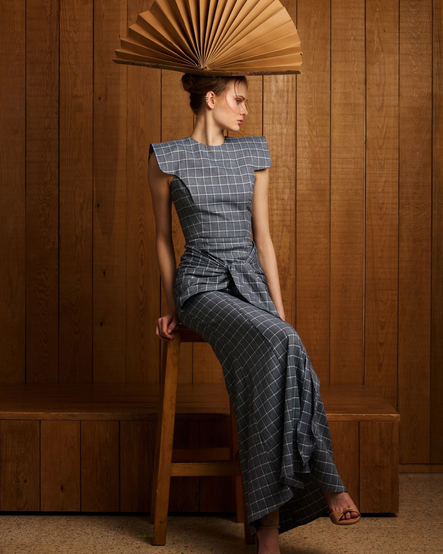 VESTIDO ANTONIA CUADROS The IQ Collection