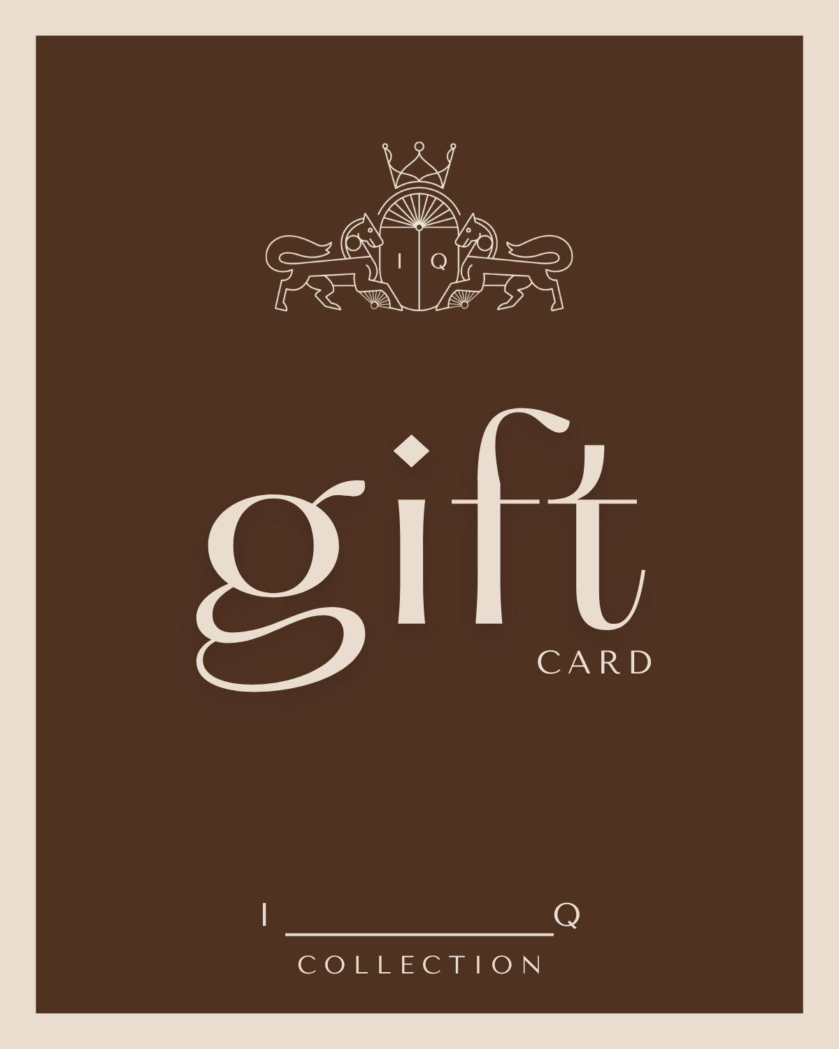 Tarjeta de regalo The IQ Collection