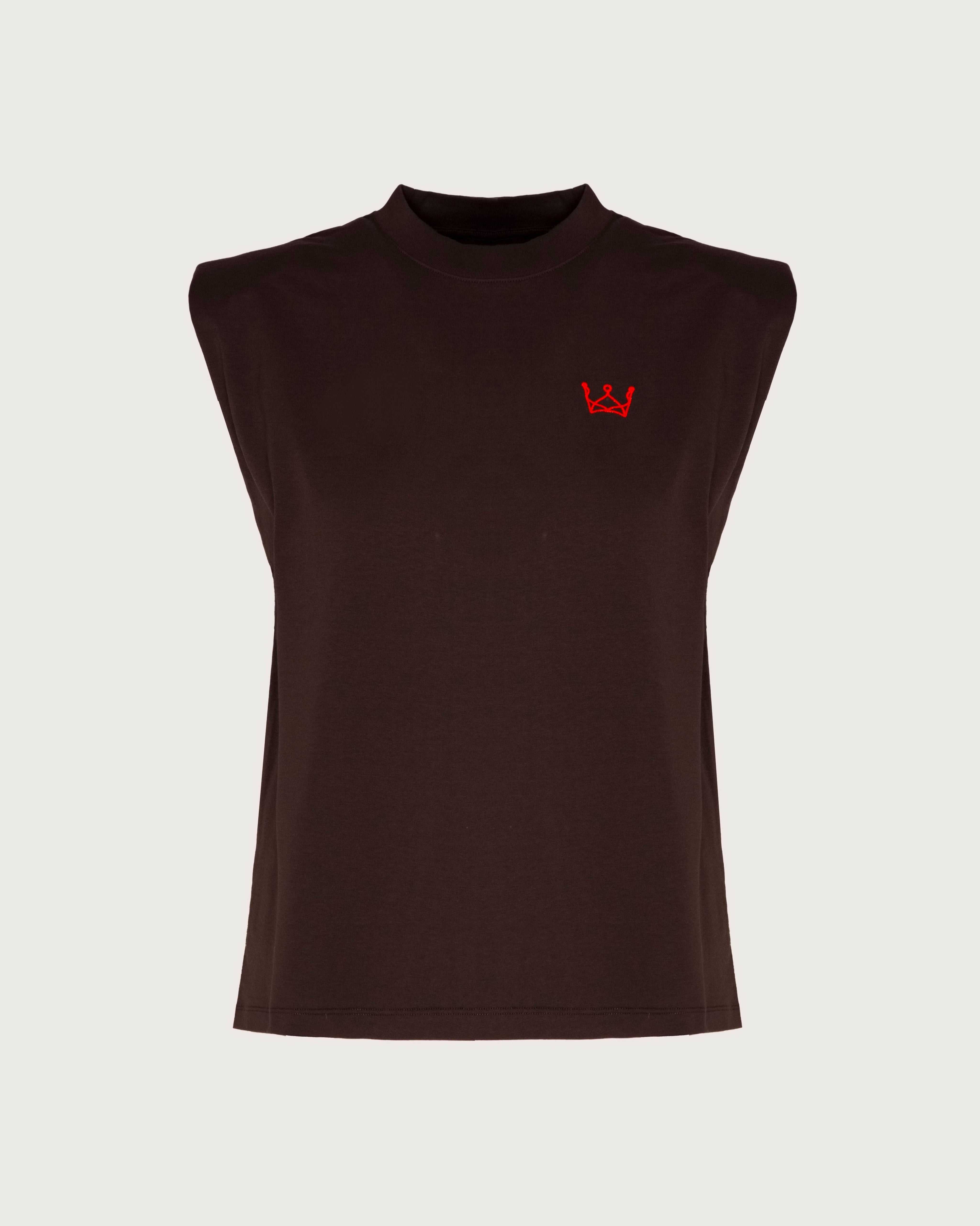 CAMISETA SHEREZADE MARRON The IQ Collection