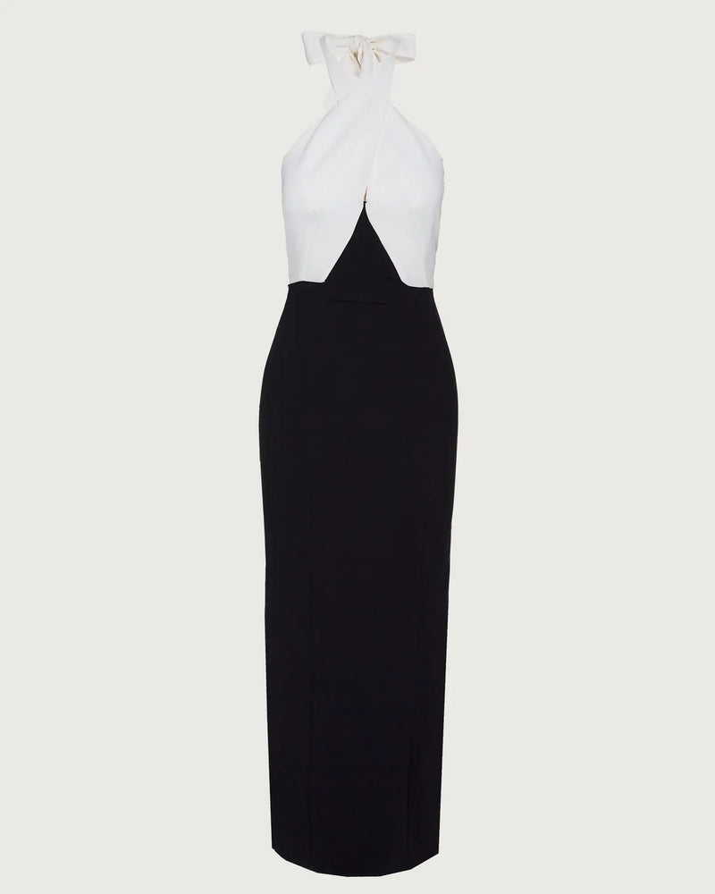 VESTIDO ALICE BLANCO Y NEGRO The IQ Collection