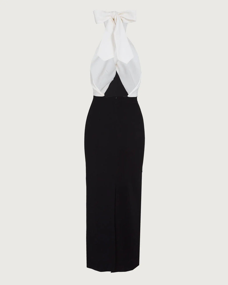 VESTIDO ALICE BLANCO Y NEGRO The IQ Collection