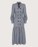 VESTIDO ALISTAIR GRIS The IQ Collection