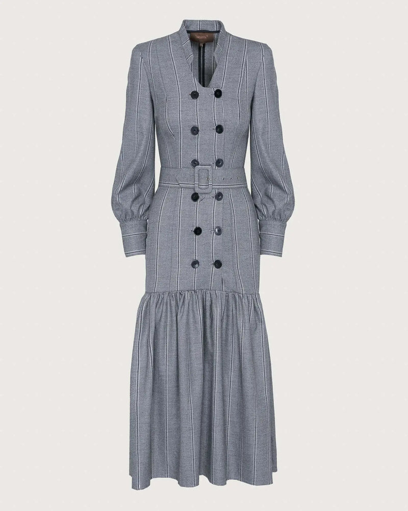 VESTIDO ALISTAIR GRIS The IQ Collection