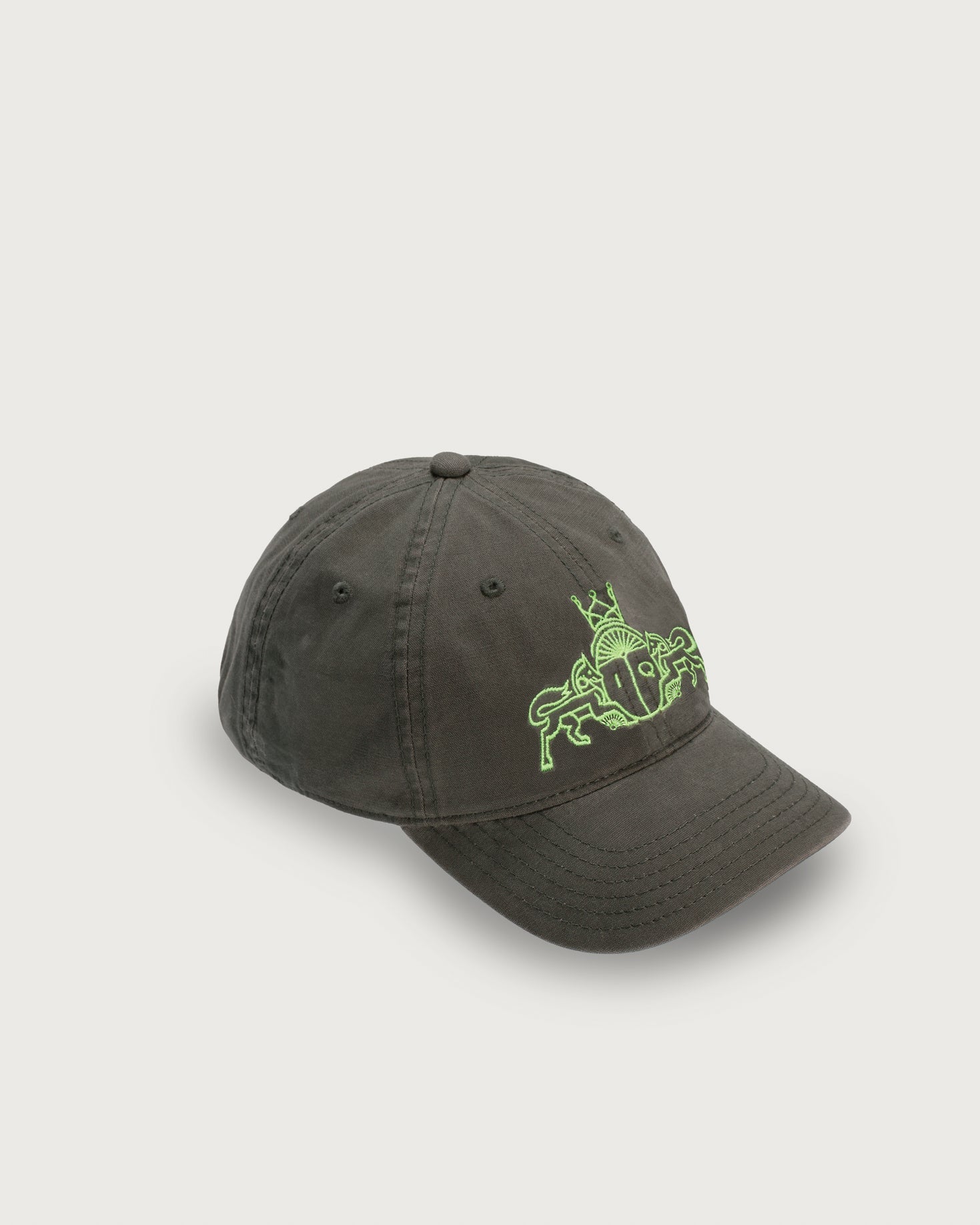 GORRA JUANA VERDE BORDADA The IQ Collection