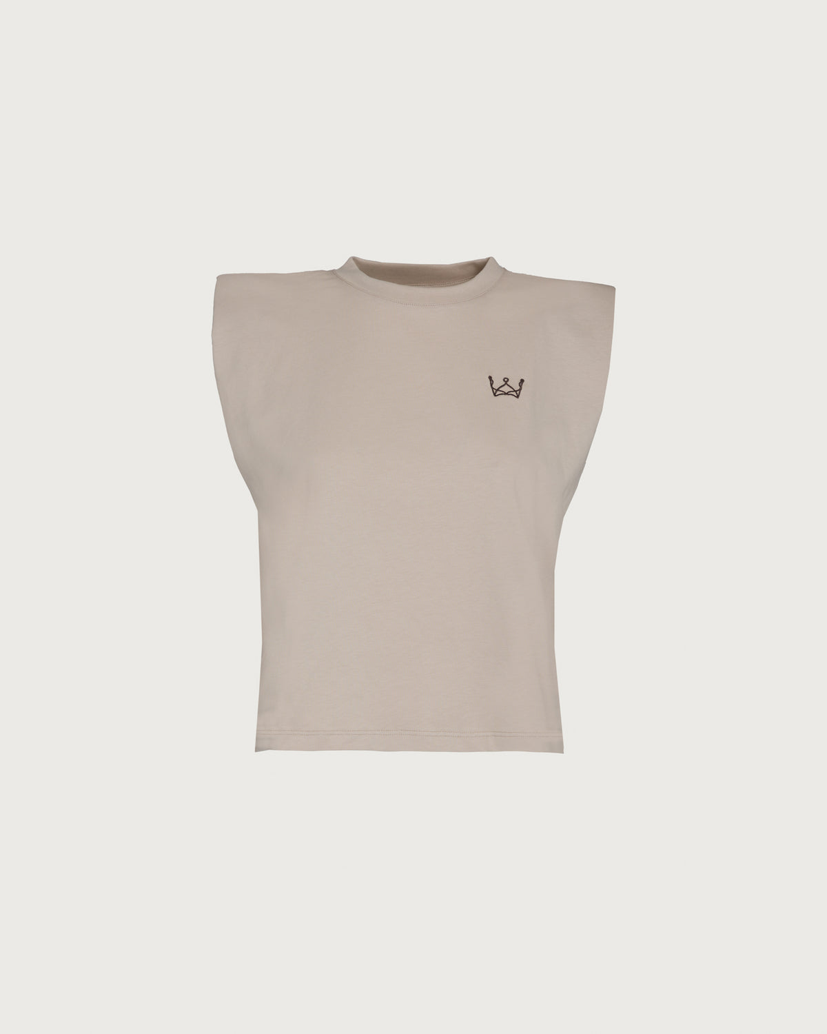 CAMISETA SHEREZADE BEIGE The IQ Collection