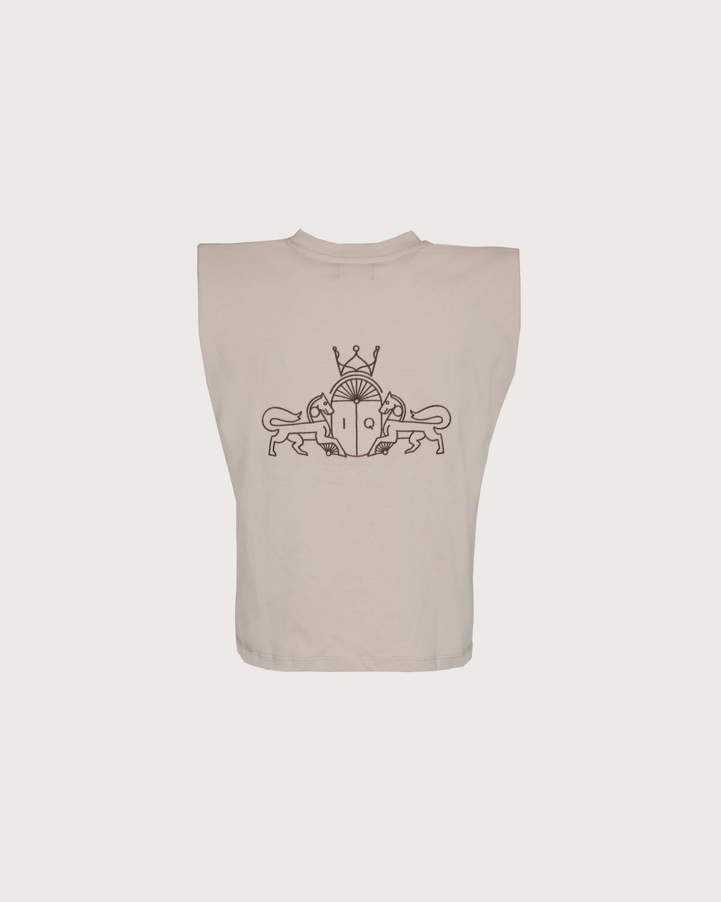 CAMISETA SHEREZADE BEIGE The IQ Collection