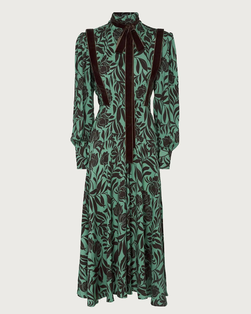 VESTIDO INÉS VERDE The IQ Collection