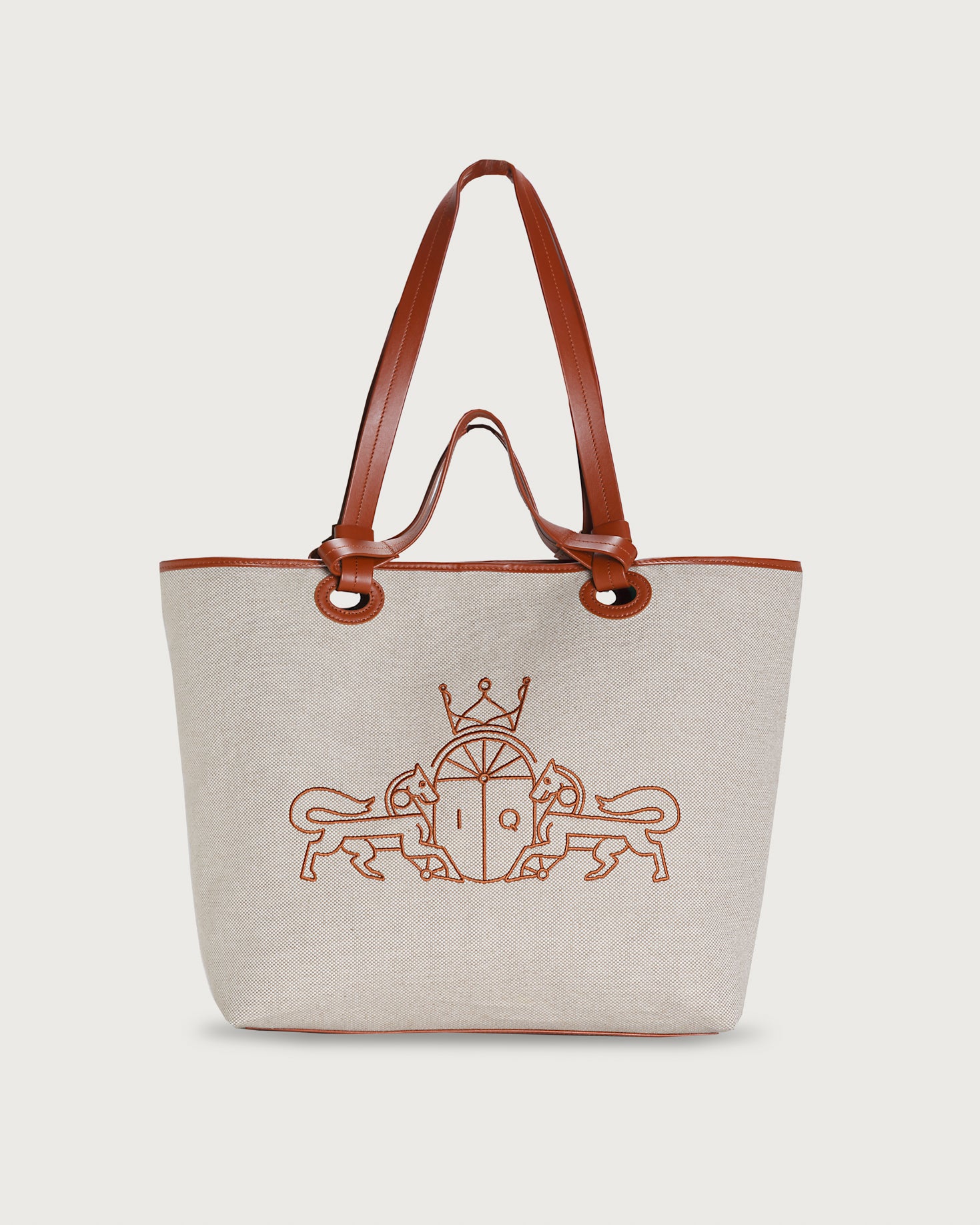 BOLSO SOPHIE MARRÓN GRANDE The IQ Collection