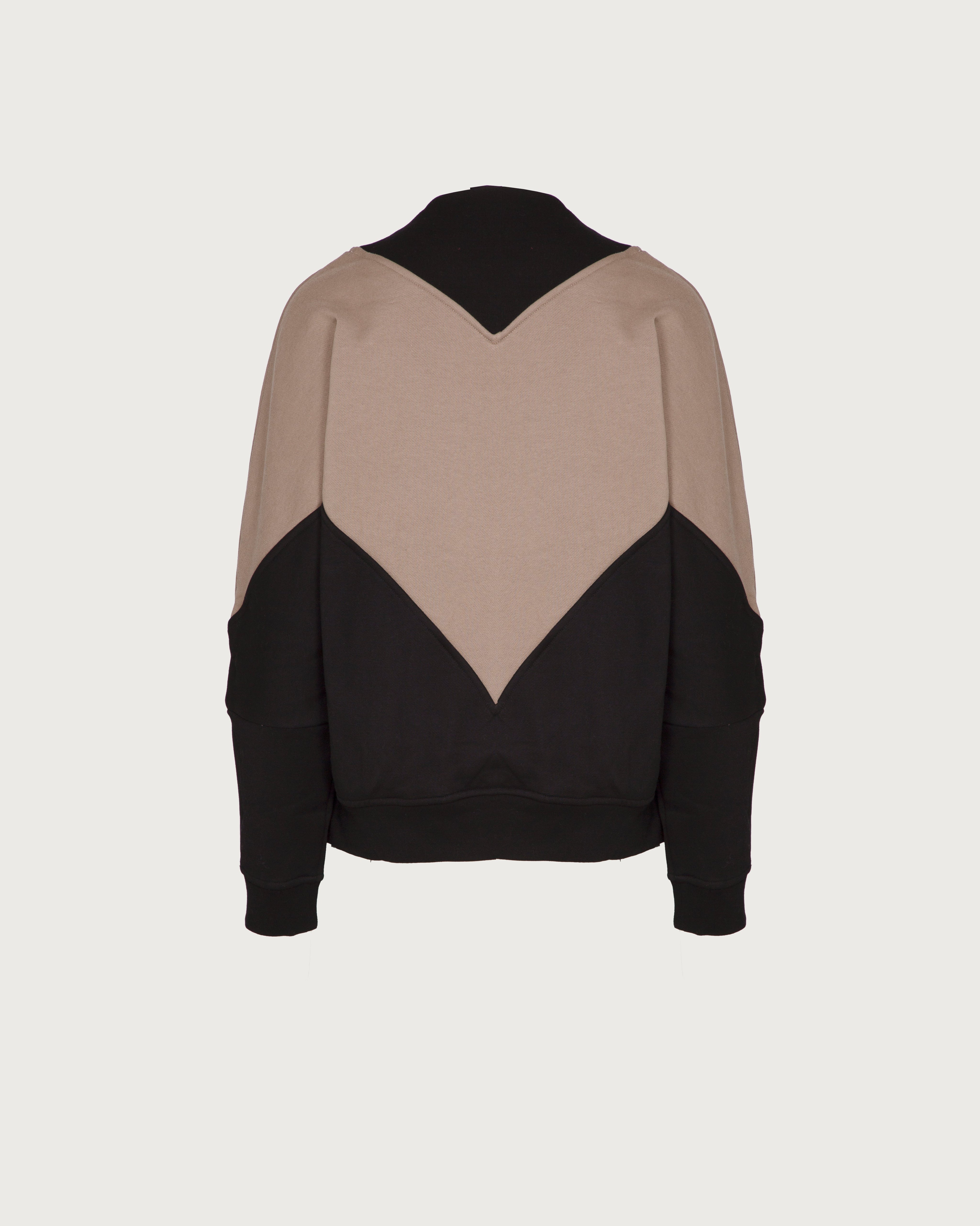 SUDADERA BRODIE TOPO Y NEGRO The IQ Collection