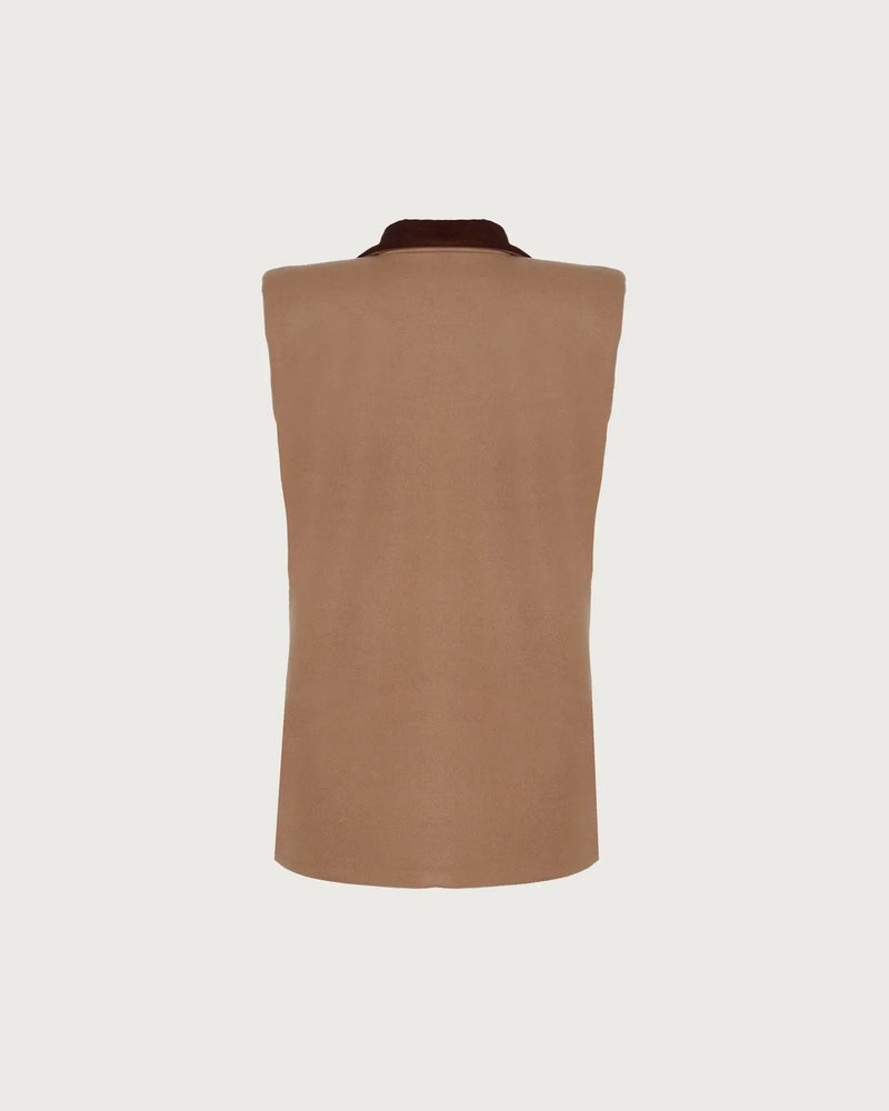 CHALECO SOL CAMEL The IQ Collection