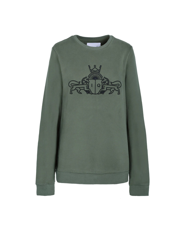 SUDADERA JULIA VERDE The IQ Collection