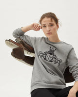 SUDADERA JULIA GRIS The IQ Collection