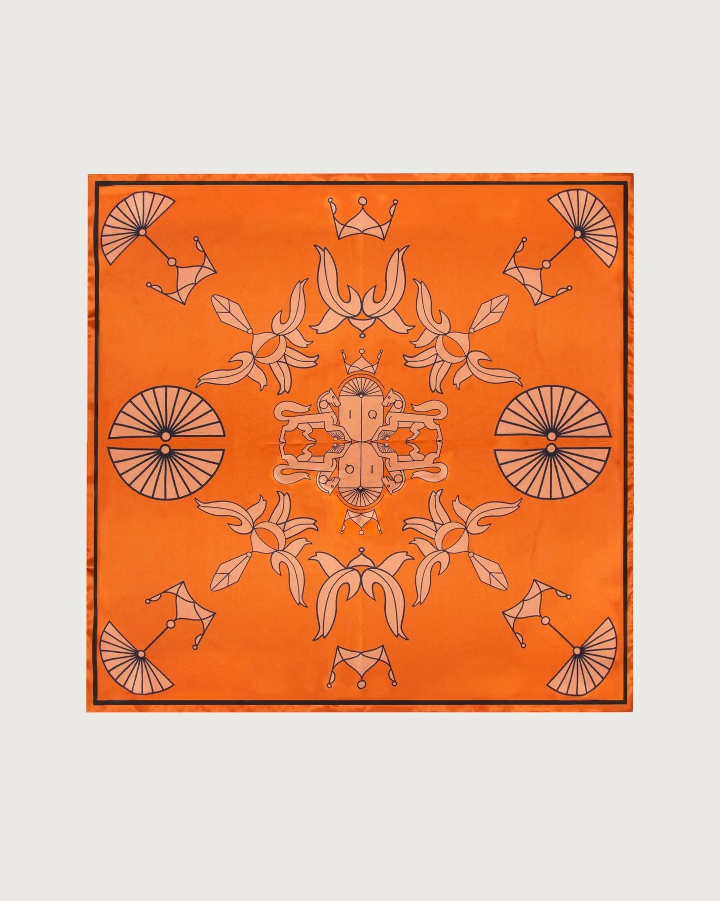 PAÑUELO EDITH NARANJA The IQ Collection