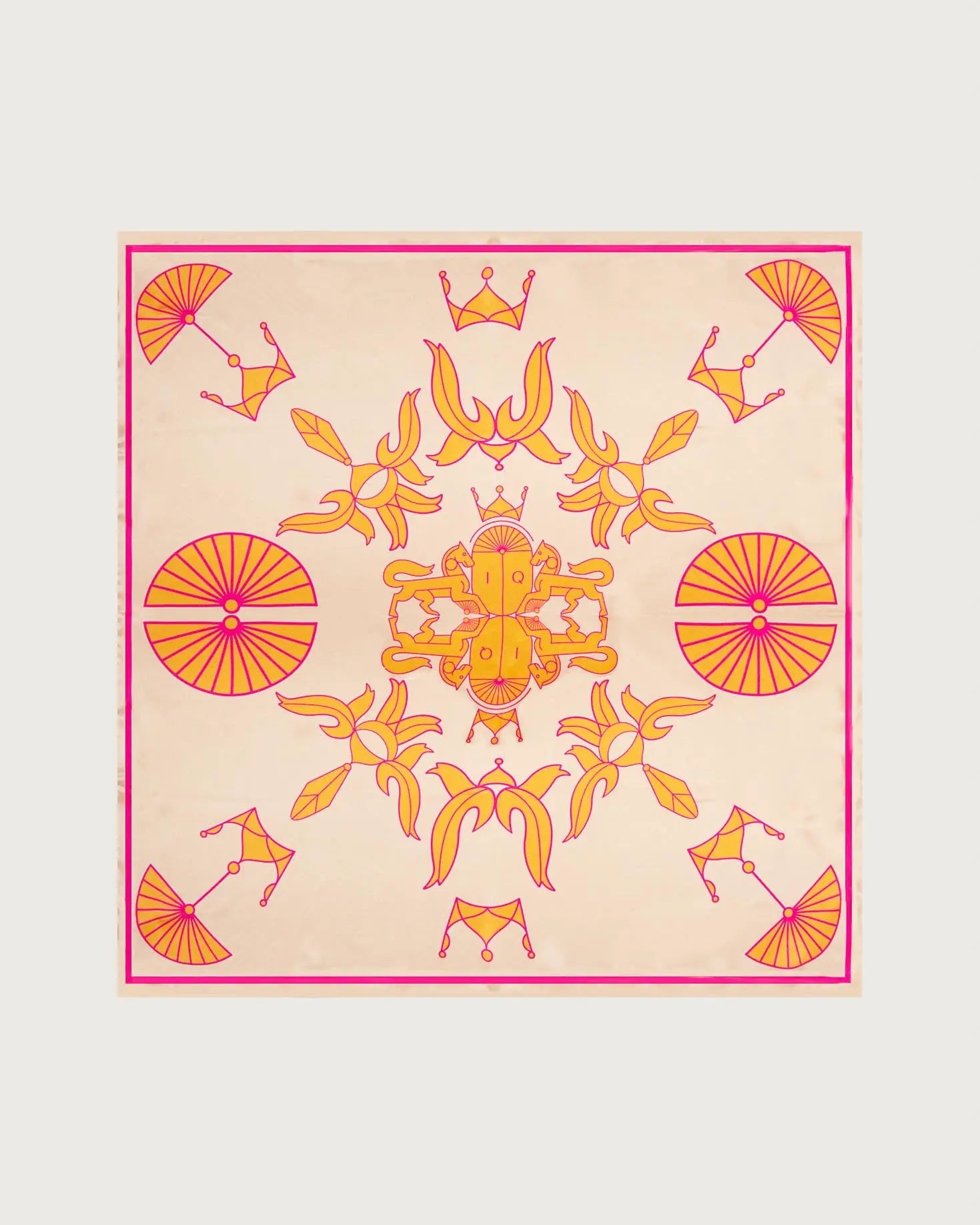 PAÑUELO EDITH CORAL The IQ Collection